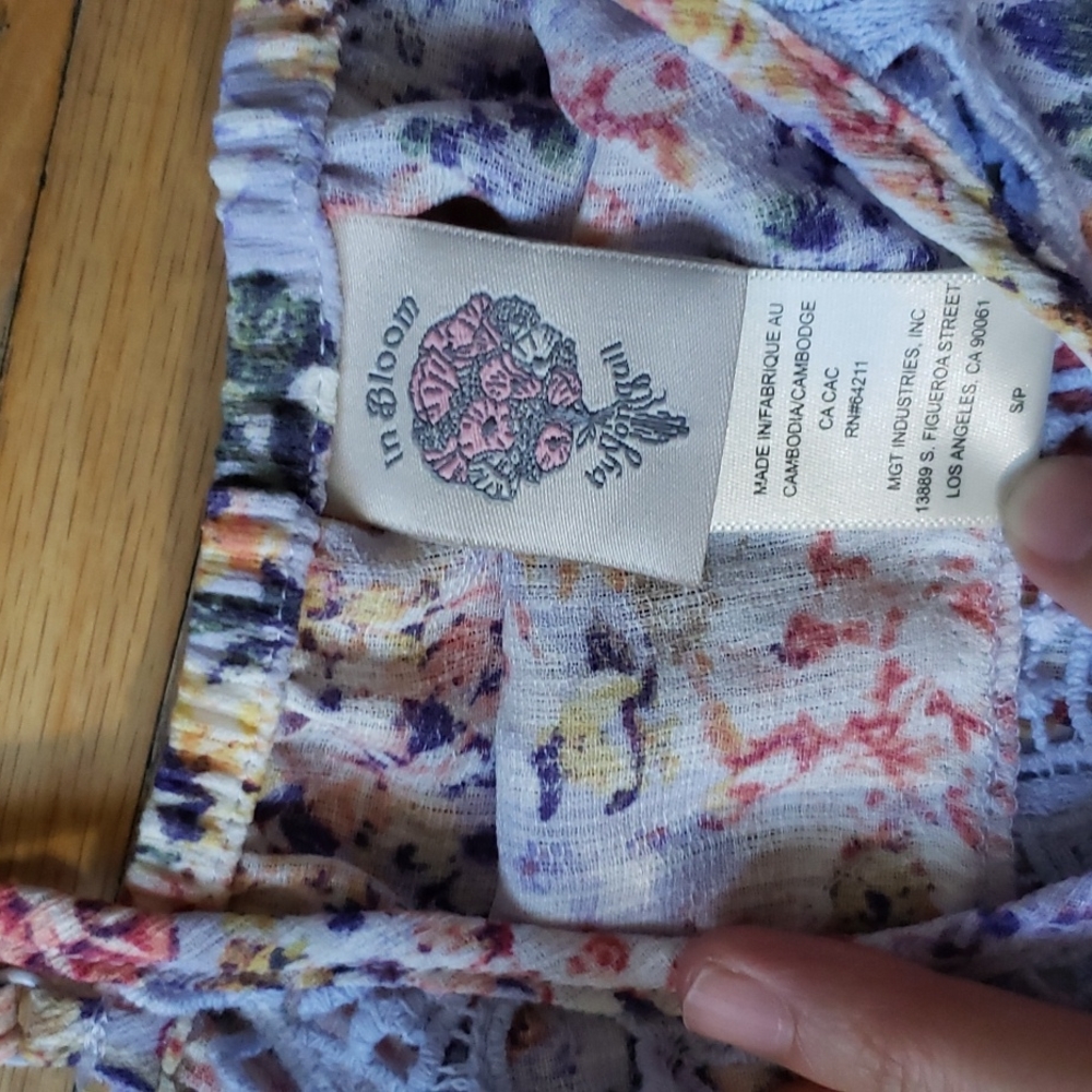 Nwt! In Bloom by Jonquil Lace Panel Romper - Picture 7 of 8